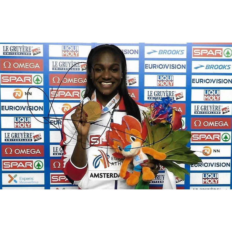 Dina Asher-Smith autograph